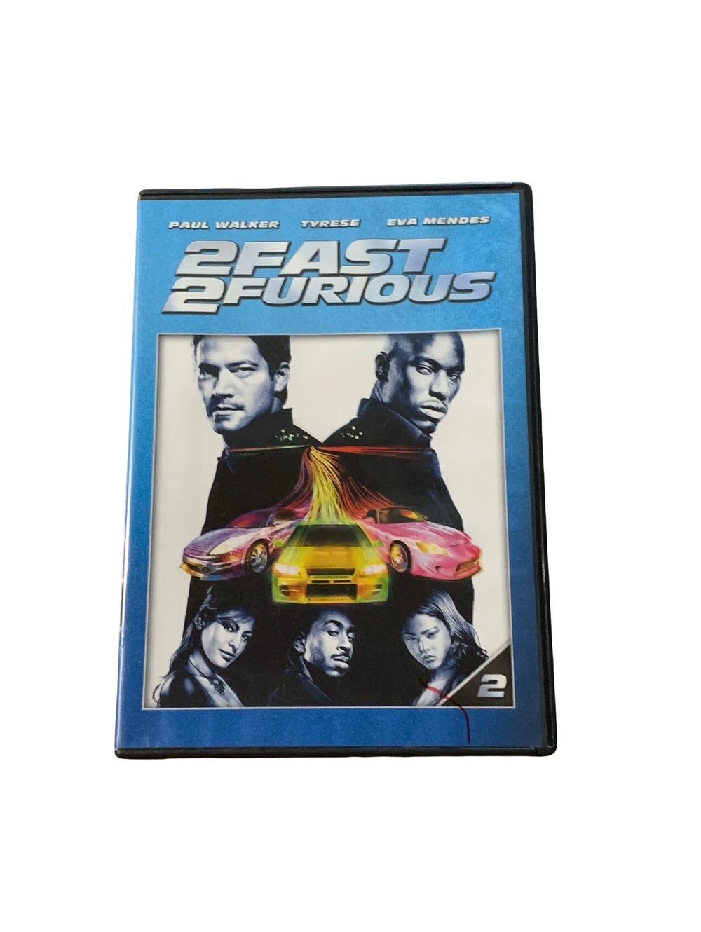 2 Fast 2 Furious Widescreen DVD w/ Case Paul Walker Tyrese Eva Mendes